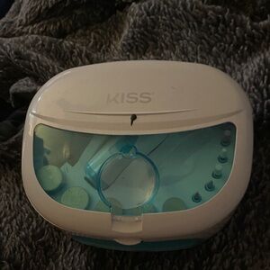 KISS White and Aqua Nail Set